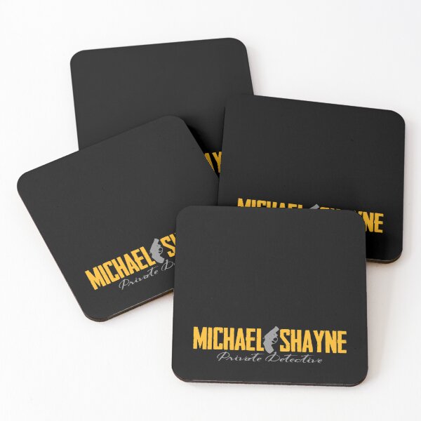 Item preview, SHAYNE Private Investigator (on Black) designed and sold by PawsitiveMum3.