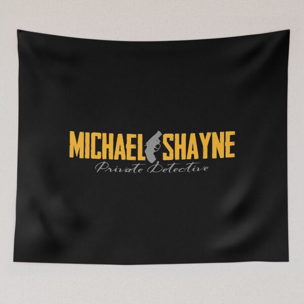 Item preview, SHAYNE Private Detective (on Black) designed and sold by PawsitiveMum3.