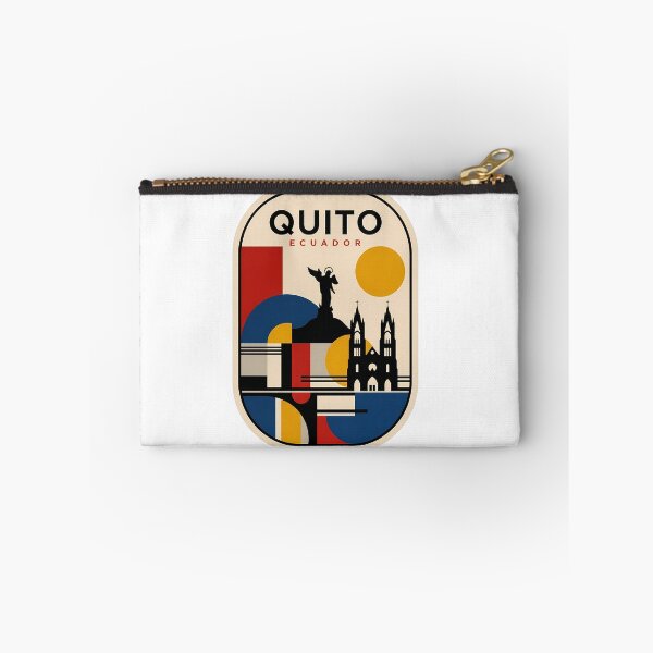 Item preview, Quito Ecuador Travel Badge Geometric Retro Art designed and sold by k3rstman1.