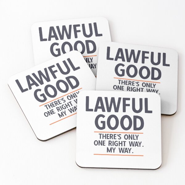 Item preview, Lawful Good Alignment – Funny RPG Quote designed and sold by ttrpgist.