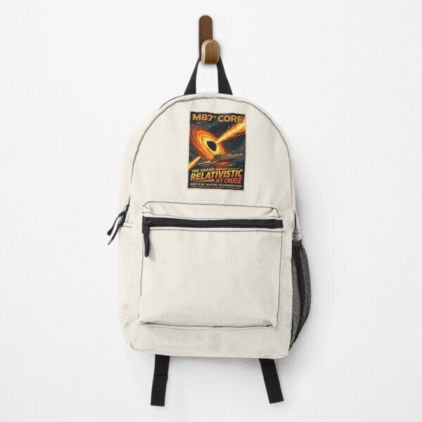 Item preview, M87 Black Hole Relativistic Jet Retro NASA Poster designed and sold by RetroRewind Studio.