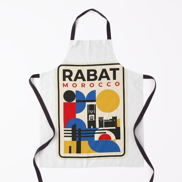 Item preview, Rabat Morocco Geometric Bauhaus Travel Poster Style designed and sold by k3rstman1.