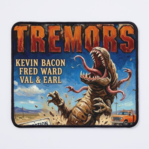 Item preview, Run. Hide. Fight. – Tremors Fine Art Print designed and sold by Art's Diner.