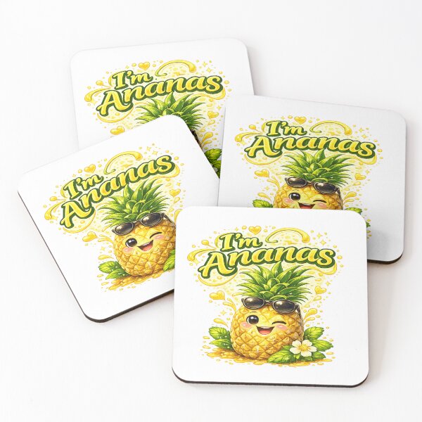 Item preview, I'm Ananas Cute Smiling Pineapple designed and sold by RipantinaFantasy .