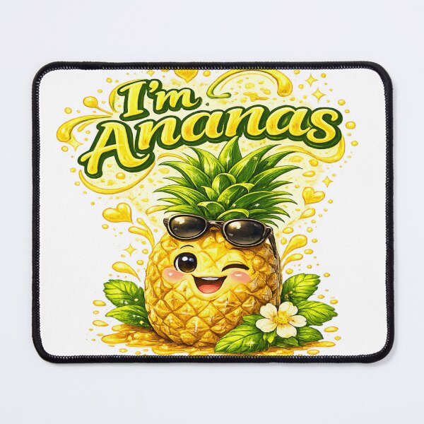 Item preview, I'm Ananas Cute Smiling Pineapple designed and sold by RipantinaFantasy .