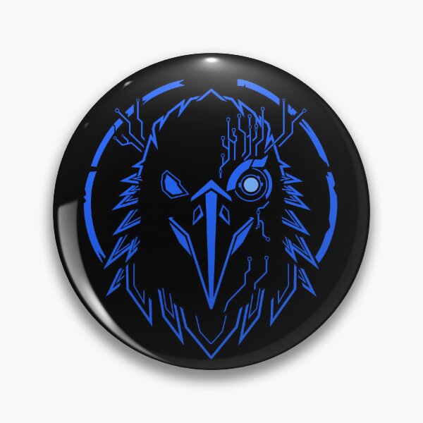 Item preview, Cyber Raven | Cyberpunk Robotic Bird Futuristic Sci-Fi Design designed and sold by Neon_Ronin.