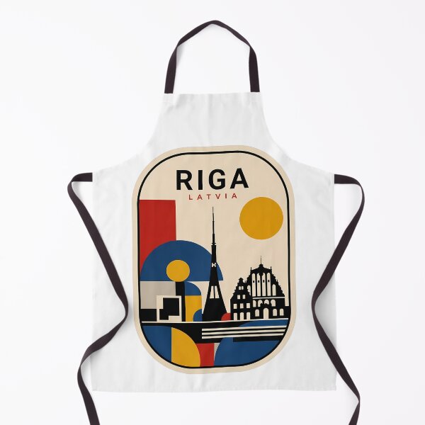 Item preview, Riga Latvia Cityscape Minimalist Bauhaus Style designed and sold by k3rstman1.