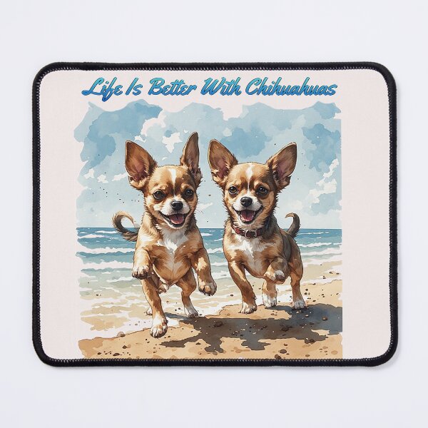 Item preview, Chihuahua puppies on the beach designed and sold by nataliux.