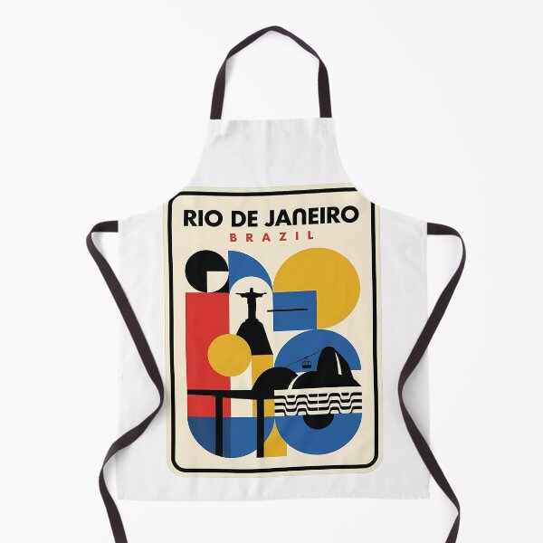 Item preview, Retro Rio De Janeiro Brazil Geometric Travel Landmark designed and sold by k3rstman1.
