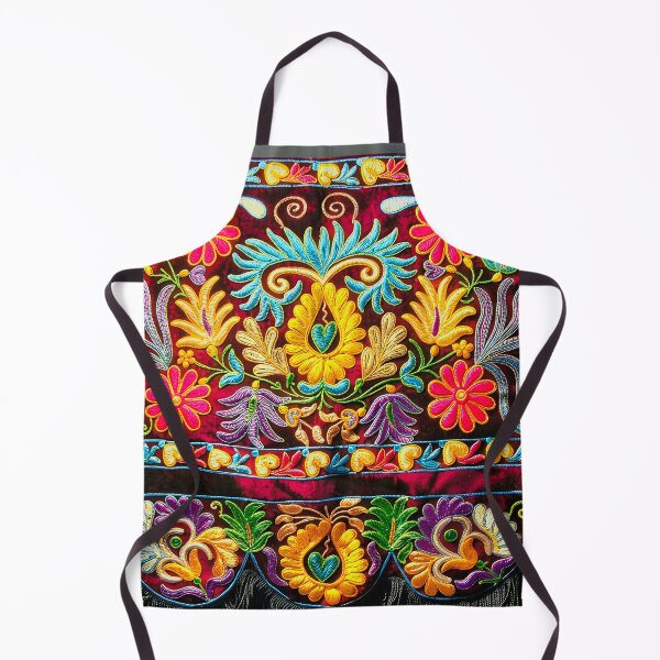 Item preview, Tashkent Uzbekistan Silk Embroidery on Velvet designed and sold by Vicky Brago-Mitchell®.