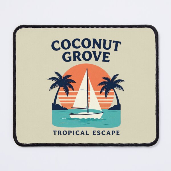 Item preview, Casual Coconut Grove Tropical Escape Miami designed and sold by piketo.