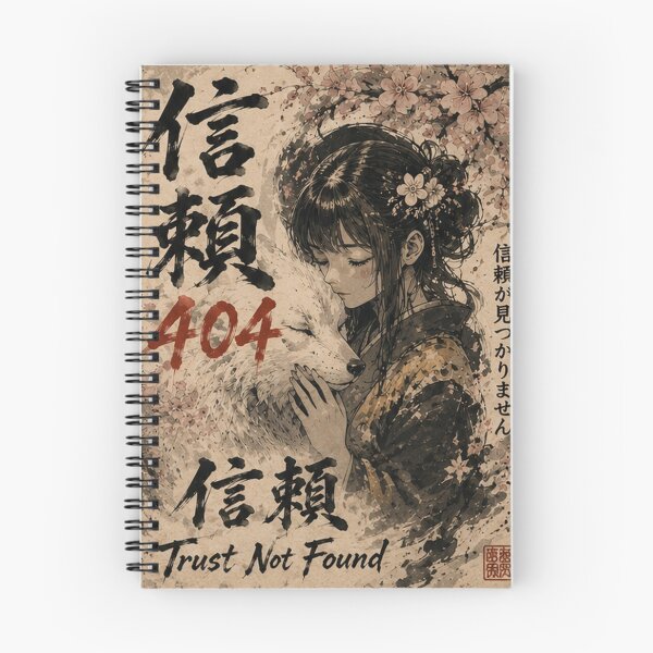 Item preview, Trust 404 (信頼) - Vintage Japanese Shodo Anime Art designed and sold by Japan-kanji-ya.