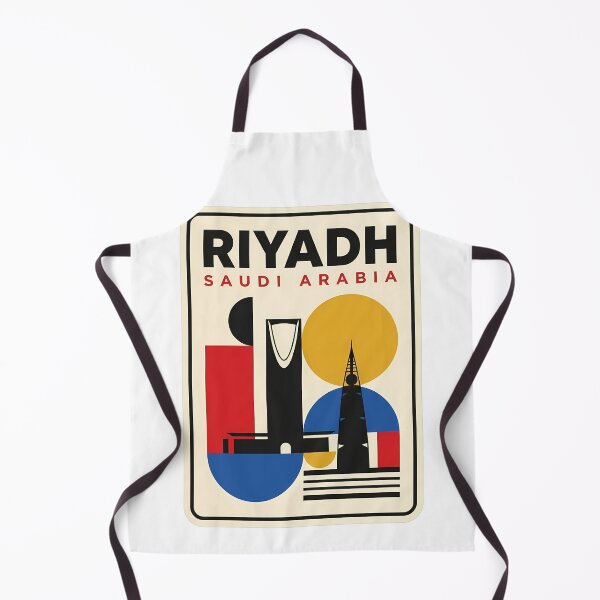 Item preview, Retro Riyadh Saudi Arabia Geometric Skyline designed and sold by k3rstman1.