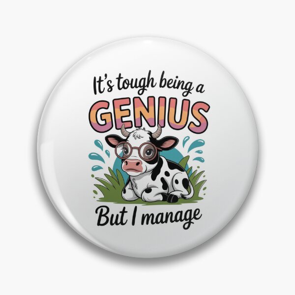 Item preview, It's Tough being a Genius designed and sold by piendekmu.