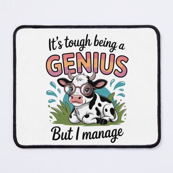 Item preview, It's Tough being a Genius designed and sold by piendekmu.
