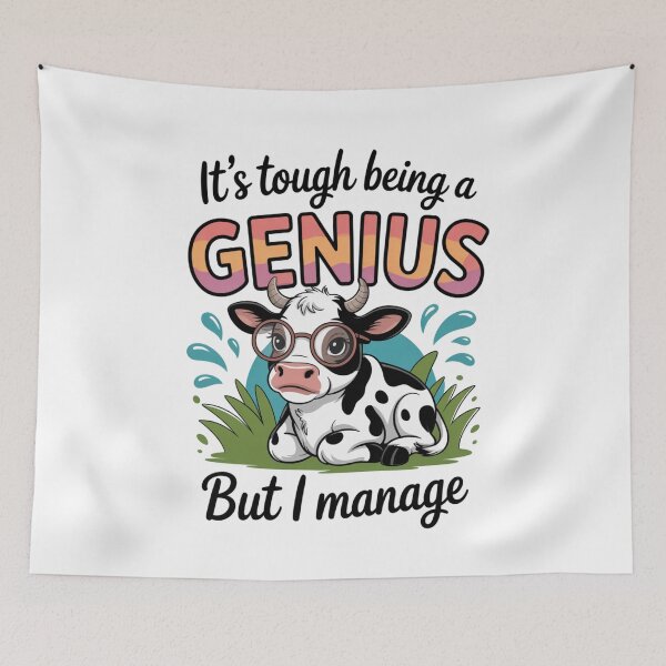 Item preview, It's Tough being a Genius designed and sold by piendekmu.