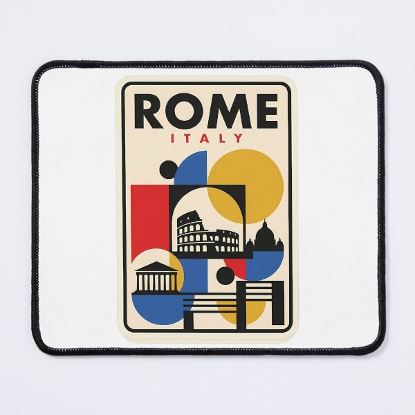 Item preview, Rome Italy Colosseum Vatican Abstract Geometric Art designed and sold by k3rstman1.