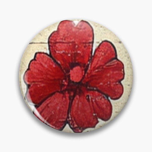 Item preview, Vintage Crimson Floral: Rustic Red Botanical Vine on Weathered Cream designed and sold by LiveLearnCreate.