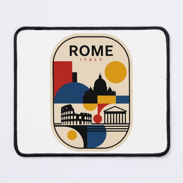 Item preview, Minimalist Retro Rome Italy Landmarks Geometric Style designed and sold by k3rstman1.