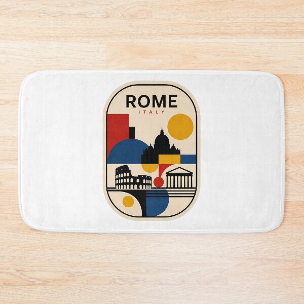 Item preview, Minimalist Retro Rome Italy Landmarks Geometric Style designed and sold by k3rstman1.