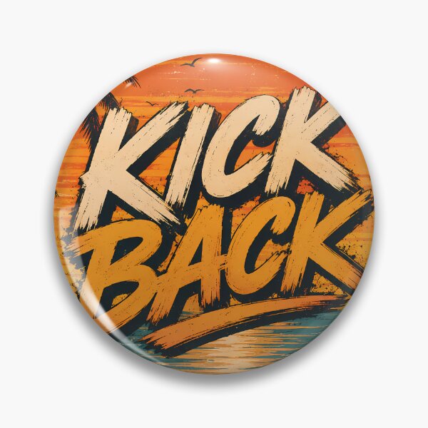 Item preview, Kick Back Vintage Sunset Wall Art | Retro Tropical Beach Poster designed and sold by aminz4.