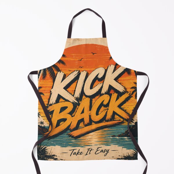 Item preview, Kick Back Vintage Sunset Wall Art | Retro Tropical Beach Poster designed and sold by aminz4.