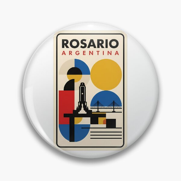 Item preview, Retro Rosario Argentina Travel Geometric Style designed and sold by k3rstman1.