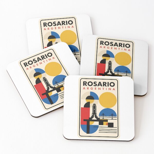 Item preview, Retro Rosario Argentina Travel Geometric Style designed and sold by k3rstman1.