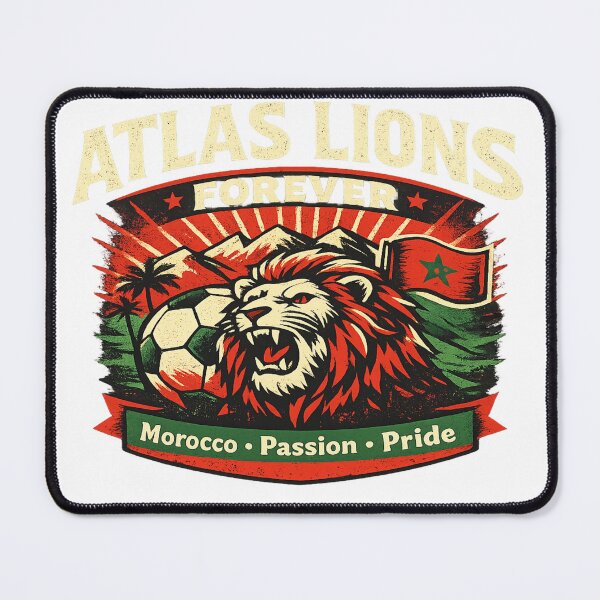 Item preview, Atlas Lions Forever Morocco Football Sticker | Moroccan Soccer Fan Pride Gift designed and sold by sosservice.