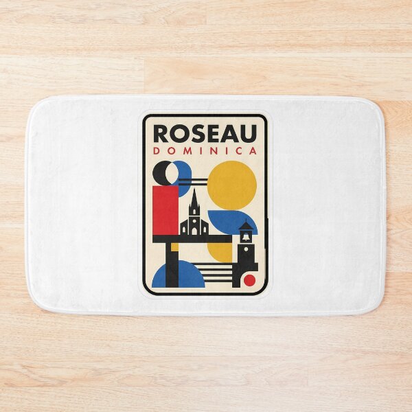 Item preview, Roseau Dominica Minimalist Bauhaus Style Travel Scene designed and sold by k3rstman1.