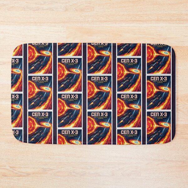 Item preview, Cen X-3 X-Ray Pulsar Retro NASA Travel Poster designed and sold by RetroRewind Studio.