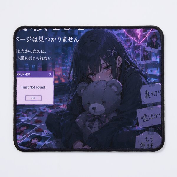 Item preview, Trust 404 (信頼) - LoFi Cyberpunk Anime Girl Tech Case designed and sold by Japan-kanji-ya.