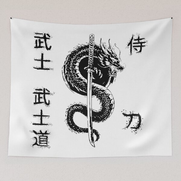 Item preview, Dragon Silhouette Tribal Emblem designed and sold by MarlonOspinaStore.