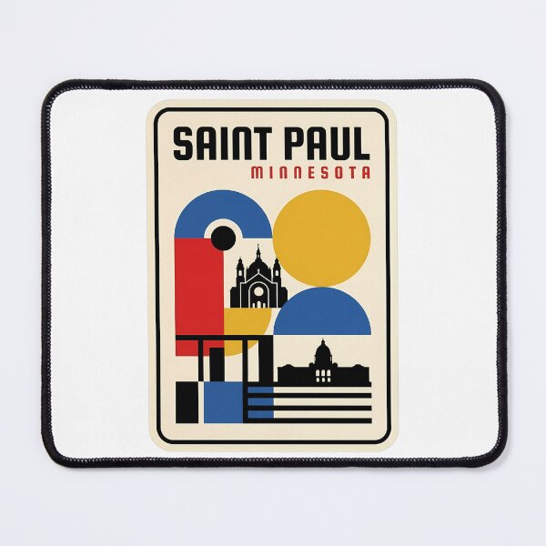 Item preview, Retro Saint Paul Minnesota Mid Century Modern Skyline designed and sold by k3rstman1.