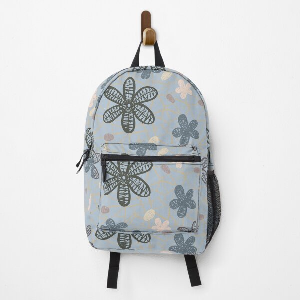 Item preview, Tossed Lace Flowers Powder Blue Denim designed and sold by Dally-Dabble.