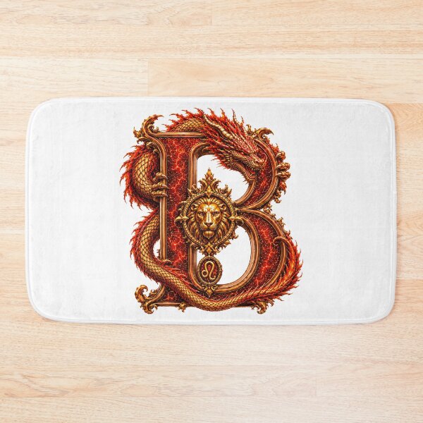 Item preview, Embermane Dragon-Leo Letter B designed and sold by BlissBlvdShop.