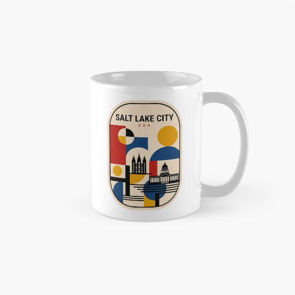 Item preview, Salt Lake City Utah Bauhaus Geometric Travel designed and sold by k3rstman1.