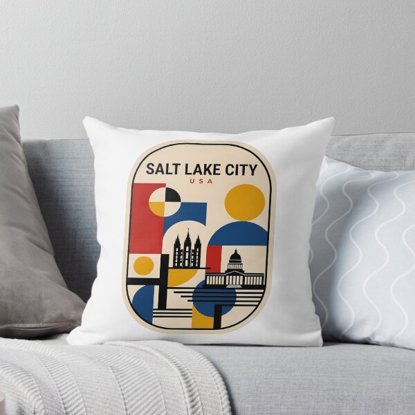 Item preview, Salt Lake City Utah Bauhaus Geometric Travel designed and sold by k3rstman1.
