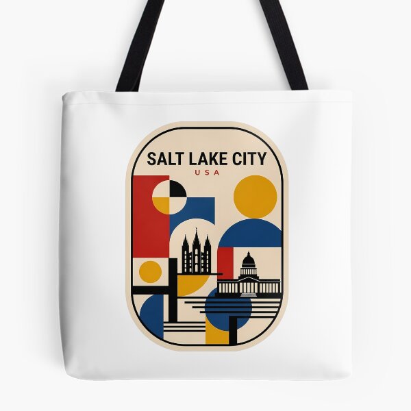 Item preview, Salt Lake City Utah Bauhaus Geometric Travel designed and sold by k3rstman1.