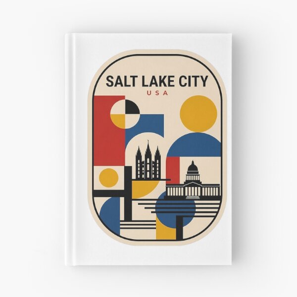 Item preview, Salt Lake City Utah Bauhaus Geometric Travel designed and sold by k3rstman1.