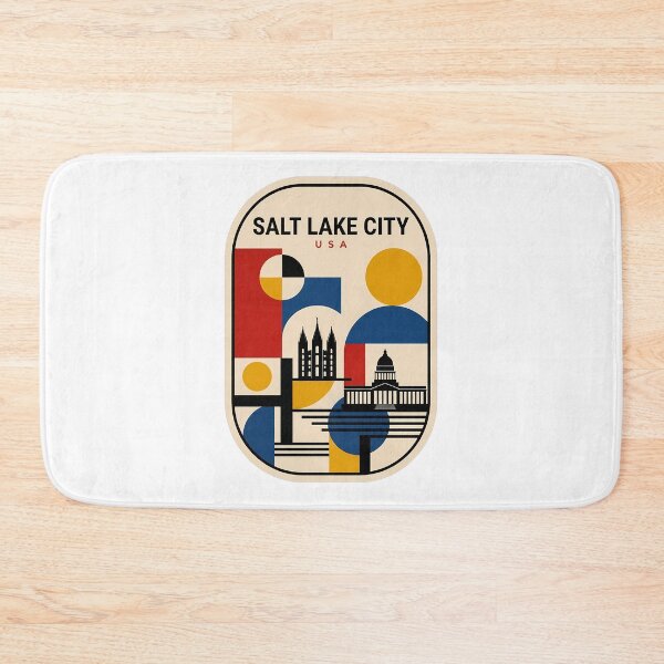Item preview, Salt Lake City Utah Bauhaus Geometric Travel designed and sold by k3rstman1.