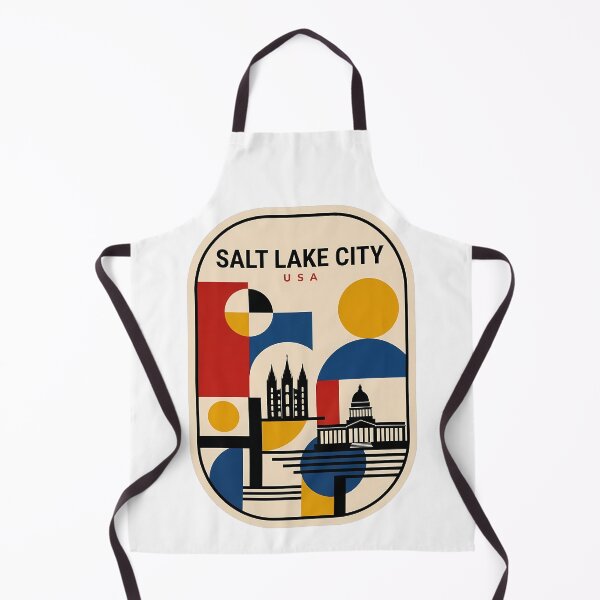 Item preview, Salt Lake City Utah Bauhaus Geometric Travel designed and sold by k3rstman1.