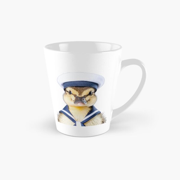 Item preview, Adorable Sailor Duckling Stüdyo Portrait - Classic Nautical Baby Bird - Cute Pet Photography Art designed and sold by WildGentlemen.
