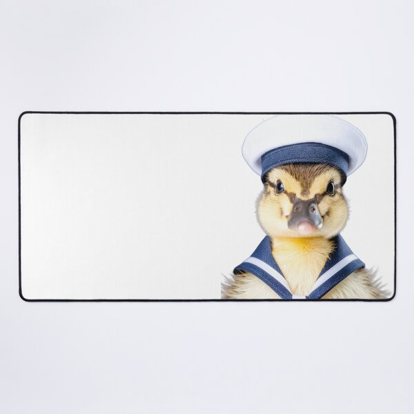 Item preview, Adorable Sailor Duckling Stüdyo Portrait - Classic Nautical Baby Bird - Cute Pet Photography Art designed and sold by WildGentlemen.