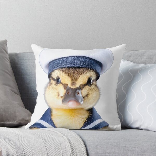 Item preview, Adorable Sailor Duckling Stüdyo Portrait - Classic Nautical Baby Bird - Cute Pet Photography Art designed and sold by WildGentlemen.