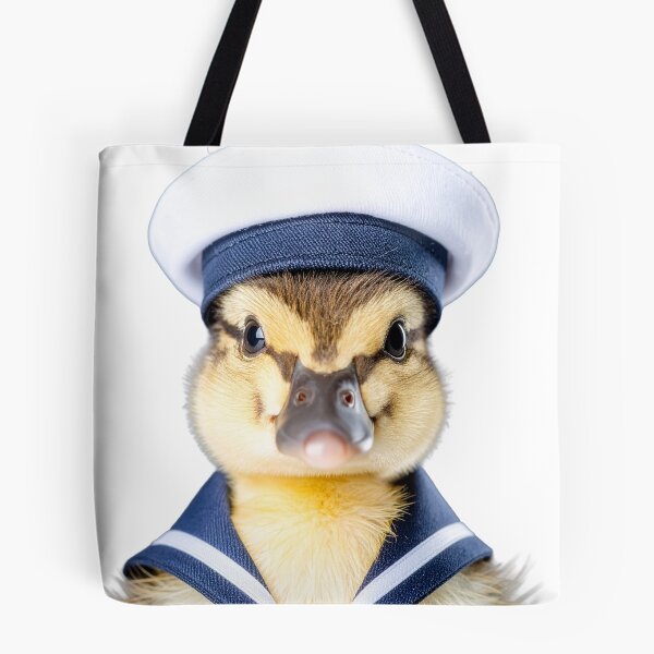 Item preview, Adorable Sailor Duckling Stüdyo Portrait - Classic Nautical Baby Bird - Cute Pet Photography Art designed and sold by WildGentlemen.