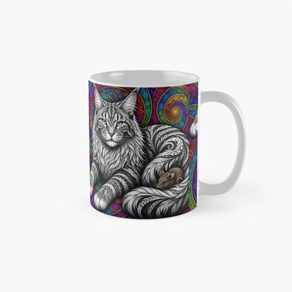 Item preview, Lab Visions 127: Maine Coon Rainbow Mandala designed and sold by The Psychedelic Anarchist.