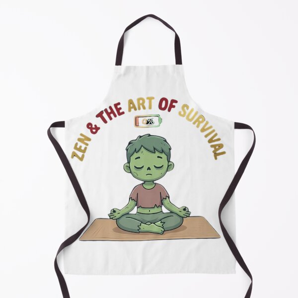 Item preview, Zen And The Art Of Survival - Funny Zombie Yoga Meditation Humor designed and sold by SupernovaNote.