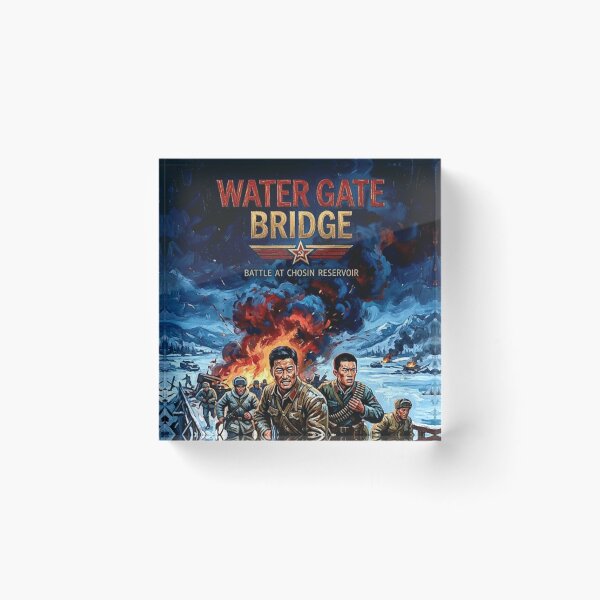 Item preview, The Battle at Chosin Reservoir. – Water Gate Bridge Fine Art Print designed and sold by Art's Diner.