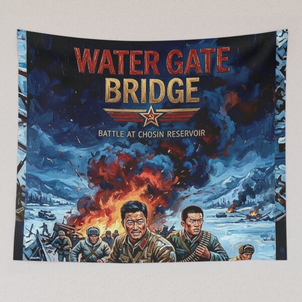 Item preview, The Battle at Chosin Reservoir. – Water Gate Bridge Fine Art Print designed and sold by Art's Diner.